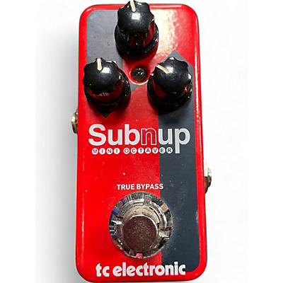 Used TC Electronic Sub N Up Mini Octaver Effect Pedal