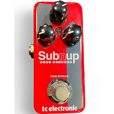 Used TC Electronic Sub N Up Mini Octaver Effect Pedal