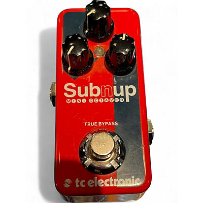 Used TC Electronic Sub N Up Mini Octaver Effect Pedal
