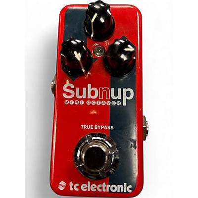Used TC Electronic Sub N Up Mini Octaver Effect Pedal
