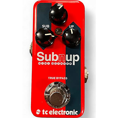 Used TC Electronic Sub N Up Mini Octaver Effect Pedal