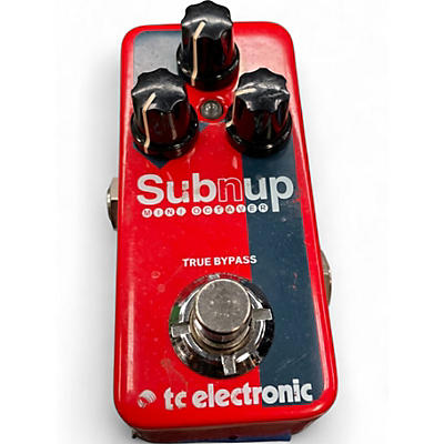 Used TC Electronic Sub N Up Mini Octaver Effect Pedal