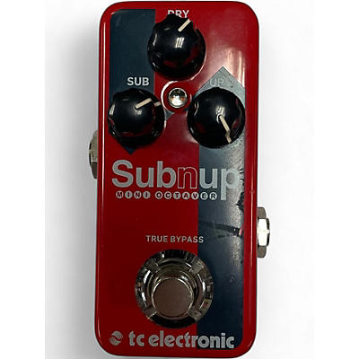Used TC Electronic Sub N Up Mini Octaver Effect Pedal