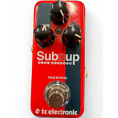 Used TC Electronic Sub N Up Mini Octaver Effect Pedal