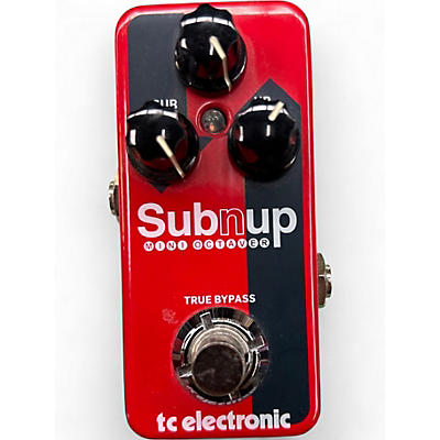 Used TC Electronic Sub N Up Mini Octaver Effect Pedal