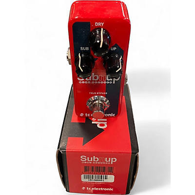 Used TC Electronic Sub N Up Mini Octaver Effect Pedal