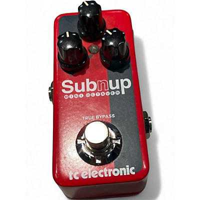 Used TC Electronic Sub N Up Mini Octaver Effect Pedal