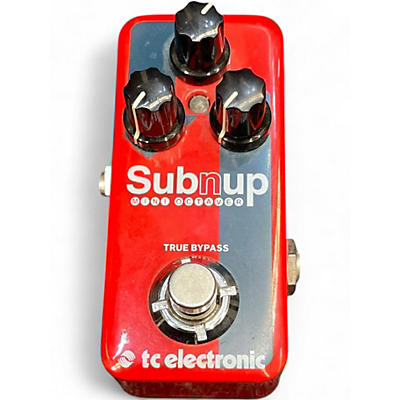 Used TC Electronic Sub N Up Mini Octaver Effect Pedal