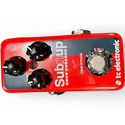 Used TC Electronic Sub N Up Mini Octaver Effect Pedal