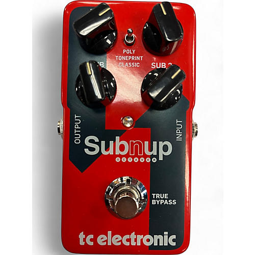 Used TC Electronic Sub N Up Octaver Effect Pedal