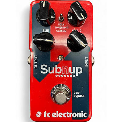 Used TC Electronic Sub N Up Octaver Effect Pedal