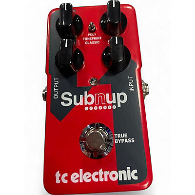 Used TC Electronic Sub N Up Octaver Effect Pedal