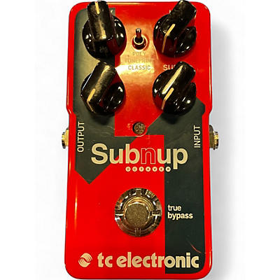 Used TC Electronic Sub N Up Octaver Effect Pedal