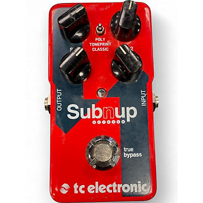 Used TC Electronic Sub N Up Octaver Effect Pedal