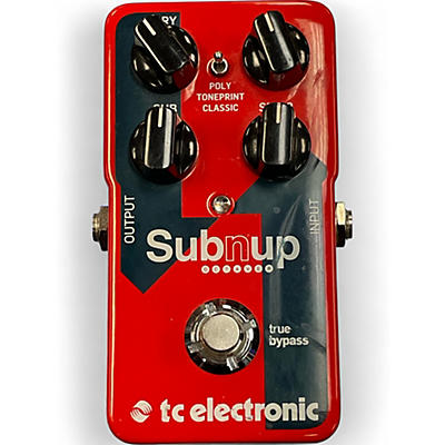 Used TC Electronic Sub N Up Octaver Effect Pedal