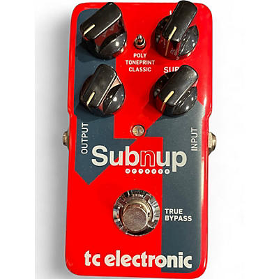 Used TC Electronic Sub N Up Octaver Effect Pedal
