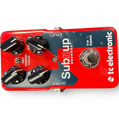 Used TC Electronic Sub N Up Octaver Effect Pedal