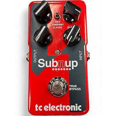 Used TC Electronic Sub N Up Octaver Effect Pedal