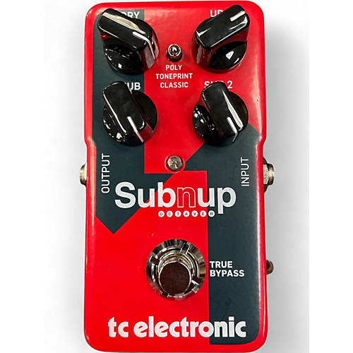 Used TC Electronic Sub N Up Octaver Effect Pedal