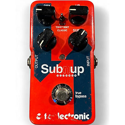Used TC Electronic Sub N Up Octaver Effect Pedal