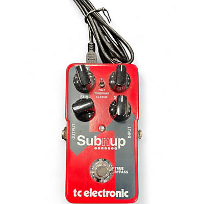 Used TC Electronic Sub N Up Octaver Effect Pedal