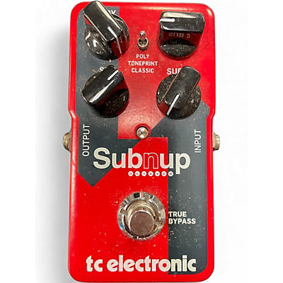 Used TC Electronic Sub N Up Octaver Effect Pedal