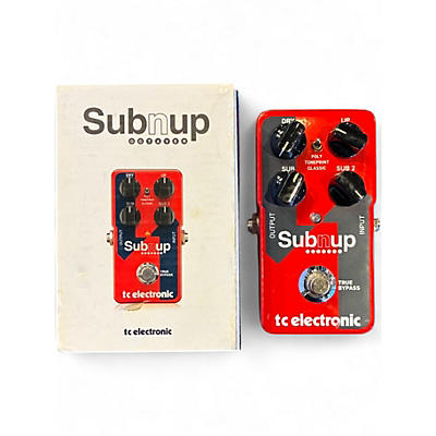 Used TC Electronic Sub N Up Octaver Effect Pedal
