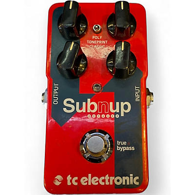 Used TC Electronic Sub N Up Octaver Effect Pedal