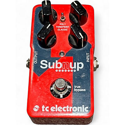 Used TC Electronic Sub N Up Octaver Effect Pedal