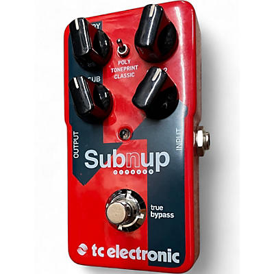 Used TC Electronic Sub N Up Octaver Effect Pedal