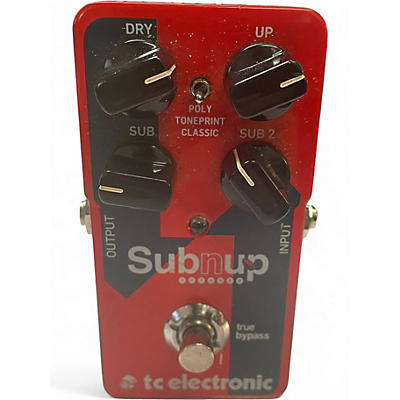 Used TC Electronic Sub N Up Octaver Effect Pedal