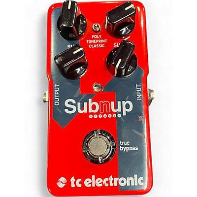 Used TC Electronic Sub N Up Octaver Effect Pedal