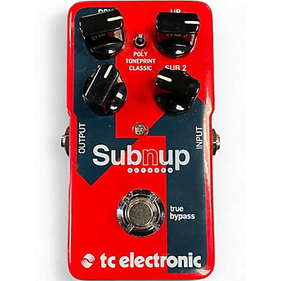 Used TC Electronic Sub N Up Octaver Effect Pedal