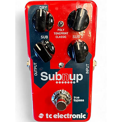 Used TC Electronic Sub N Up Octaver Effect Pedal