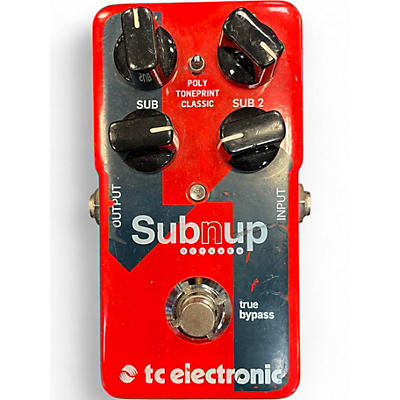 Used TC Electronic Sub N Up Octaver Effect Pedal