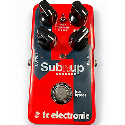 Used TC Electronic Sub N Up Octaver Effect Pedal