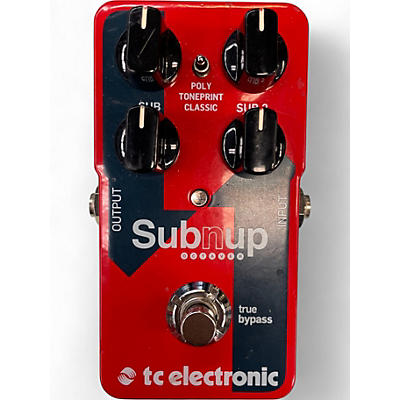 Used TC Electronic Sub N Up Octaver Effect Pedal