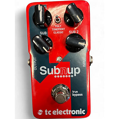 Used TC Electronic Sub N Up Octaver Effect Pedal