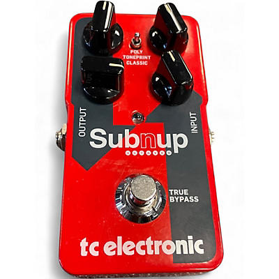 Used TC Electronic Sub N Up Octaver Effect Pedal
