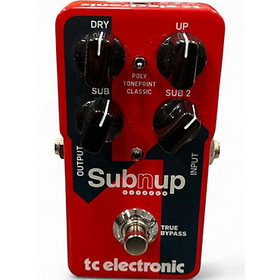 Used TC Electronic Sub N Up Octaver Effect Pedal