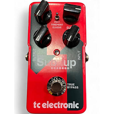 Used TC Electronic Sub N Up Octaver Effect Pedal
