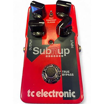 Used TC Electronic Sub N Up Octaver Effect Pedal