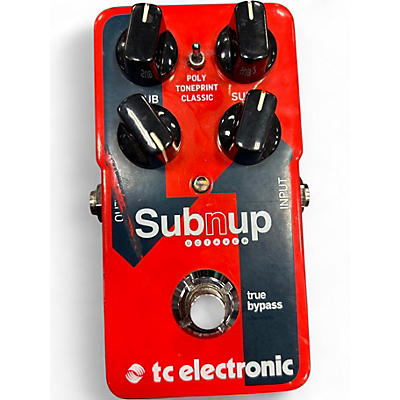 Used TC Electronic Sub N Up Octaver Effect Pedal