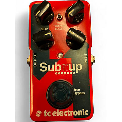 Used TC Electronic Sub N Up Octaver Effect Pedal
