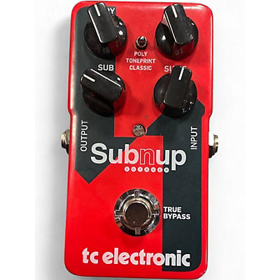 Used TC Electronic Sub N Up Octaver Effect Pedal