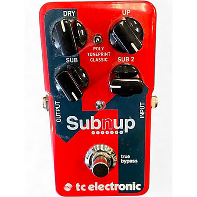 Used TC Electronic Sub N Up Octaver Effect Pedal