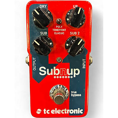 Used TC Electronic Sub N Up Octaver Effect Pedal
