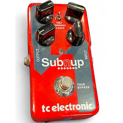 Used TC Electronic Sub N Up Octaver Effect Pedal