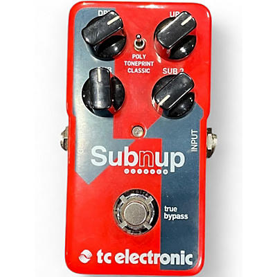 Used TC Electronic Sub N Up Octaver Effect Pedal