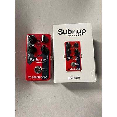 Used TC Electronic Sub N Up Octaver Effect Pedal